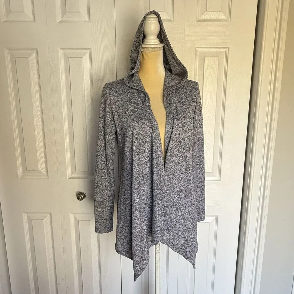 Old Navy Active Gray Hooded Cardigan Women’s Size SP Open Front Draped